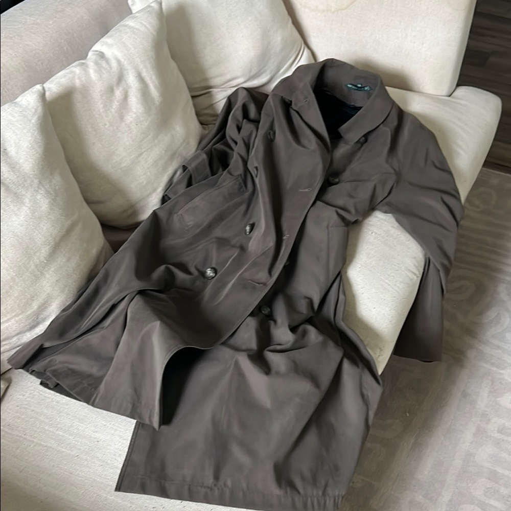 Classic Taupe Trench Coat *w/ 2 free gifted trenches* - Picture 4 of 17